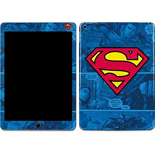 Official DC Comics Superman Logo Skin for iPad Air - Custom Decal Sticker with Durable Protection - Perfect for School, Work & Travel Accessories