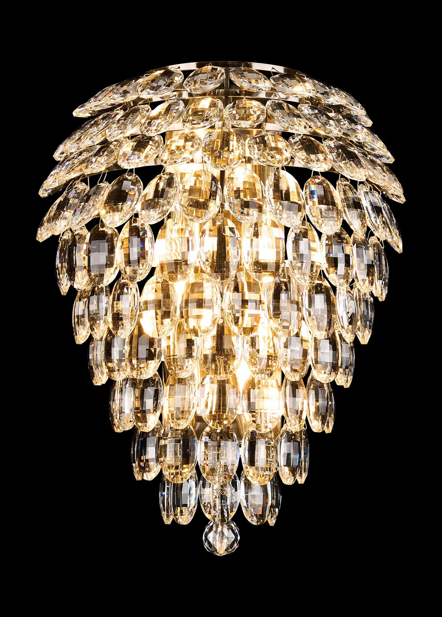 Consten IP Tall Wall Lamp - 6 Light G9 Base, IP44 Waterproof, Modern Sconce for Living Room, Bedroom, or Hallway Lighting