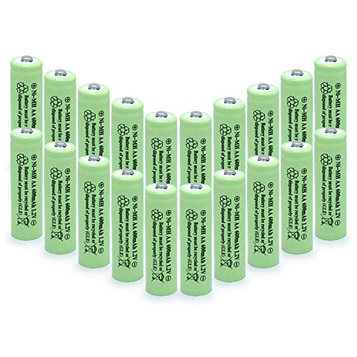 20pcs Aa 600mah