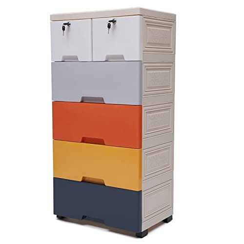5 Tiers, 6 Drawers, Morandi