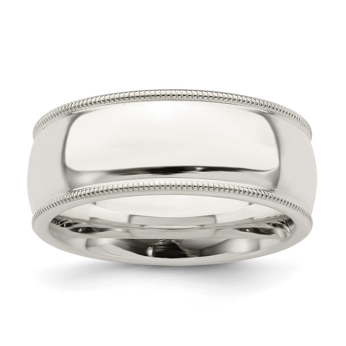 925 Sterling Silver Millgrain Comfort Fit Band Ring for Women & Men - Durable Wedding, Engagement & Fashion Jewelry - Perfect for Anniversaries, Gifts & Everyday Wear (Multiple Sizes Available)