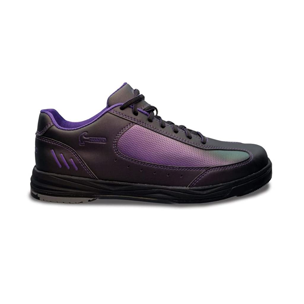 Hammer Men's HAM Force Black/Carbon Bowling Shoes Size 9.5 Wide - Comfortable & Durable for League Play & Tournament Bowling
