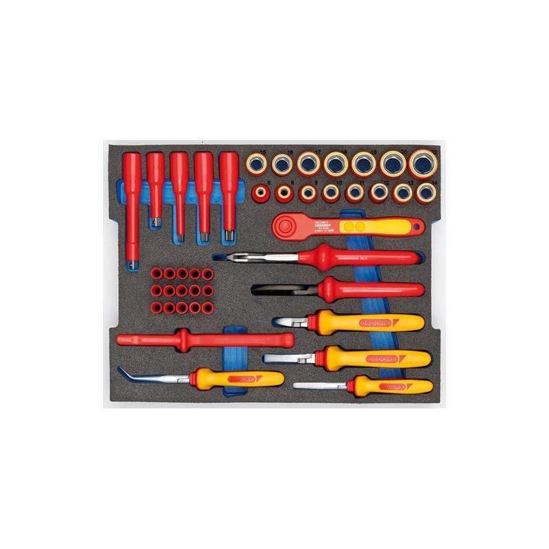 Gedore 2979063 VDE Hybrid Tool Set 53-Piece in L BOXX 136 - Professional Electrical Repair & Maintenance Kit for Electricians & DIY Projects