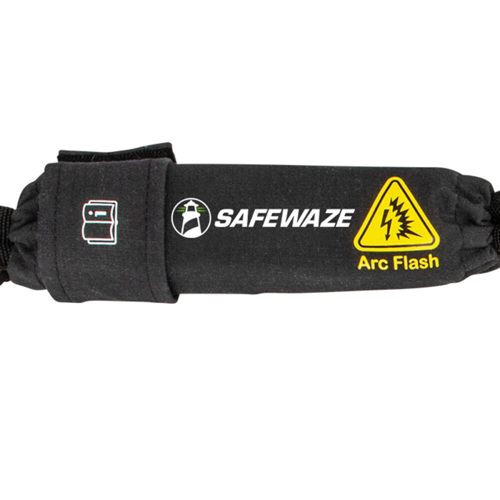 Arc Flash 6ft Safety Lanyard with Energy Absorber - Dual Leg Fall Protection, Dielectric Snap Hooks for Electrical Work & Utility Maintenance