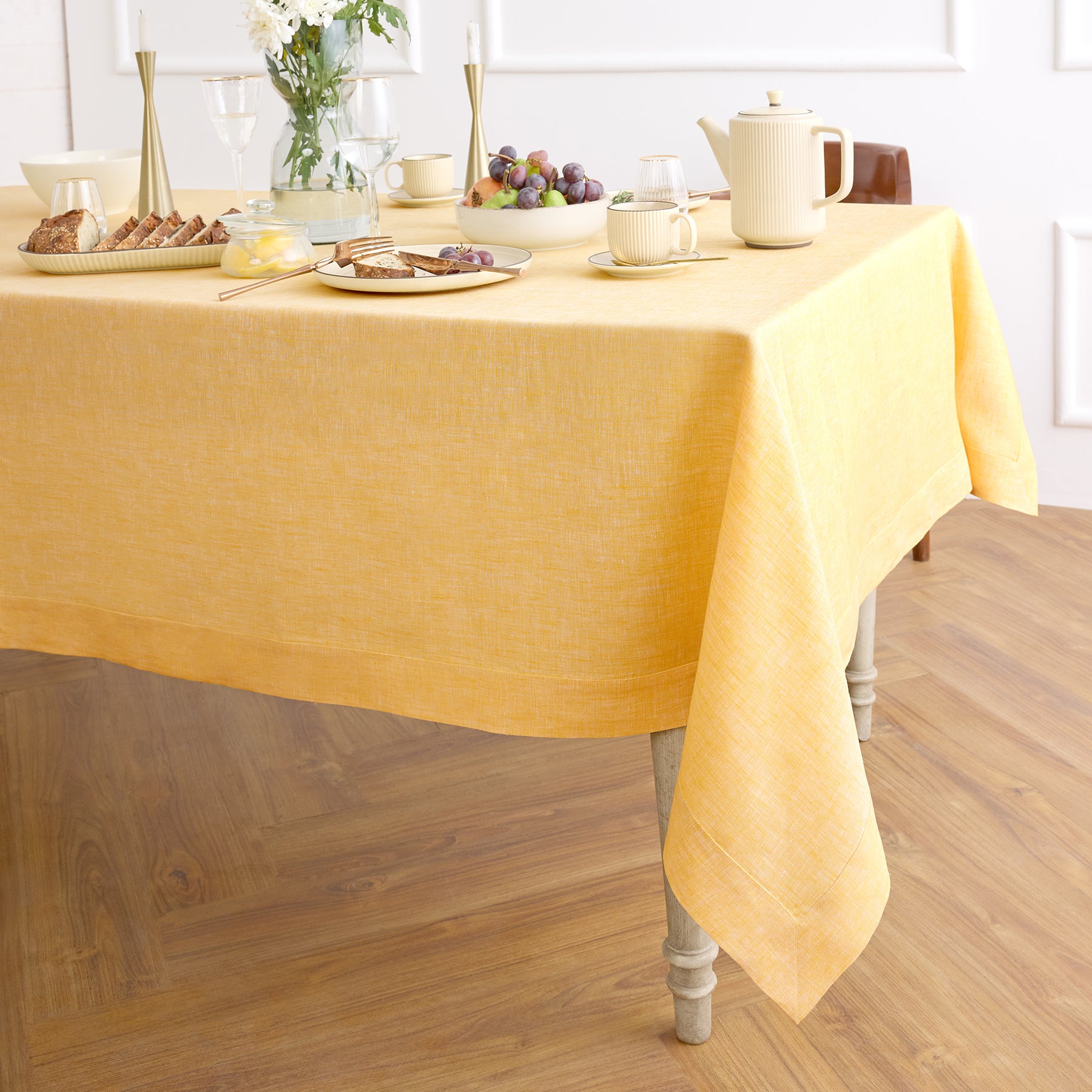 Premium Athena Tablecloth - Elegant & Durable Dining Table Cover for Home, Restaurants & Events - Washable & Wrinkle-Resistant Fabric
