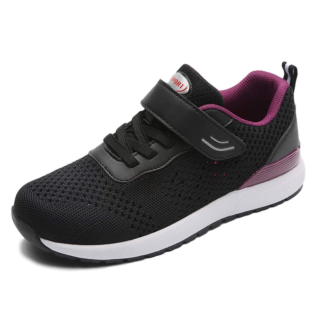 Leader Show Women's Comfortable Non-Slip Walking Shoes for Elderly - Hook & Loop Casual Sneakers with Safety Features | Perfect for Daily Walks, Light Exercise & Senior Activities