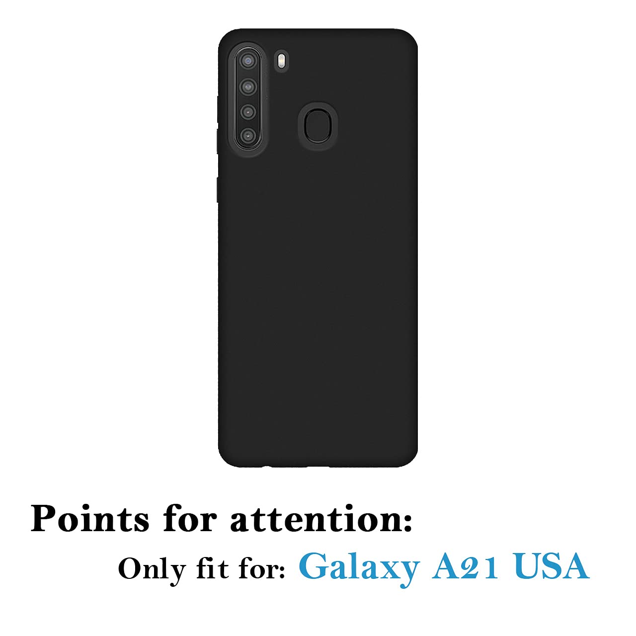 Custom Personalized Photo & Text Name Shock-Resistant Soft TPU Phone Case for Samsung Galaxy A21 USA - Perfect for Daily Protection, Gifts & Special Occasions
