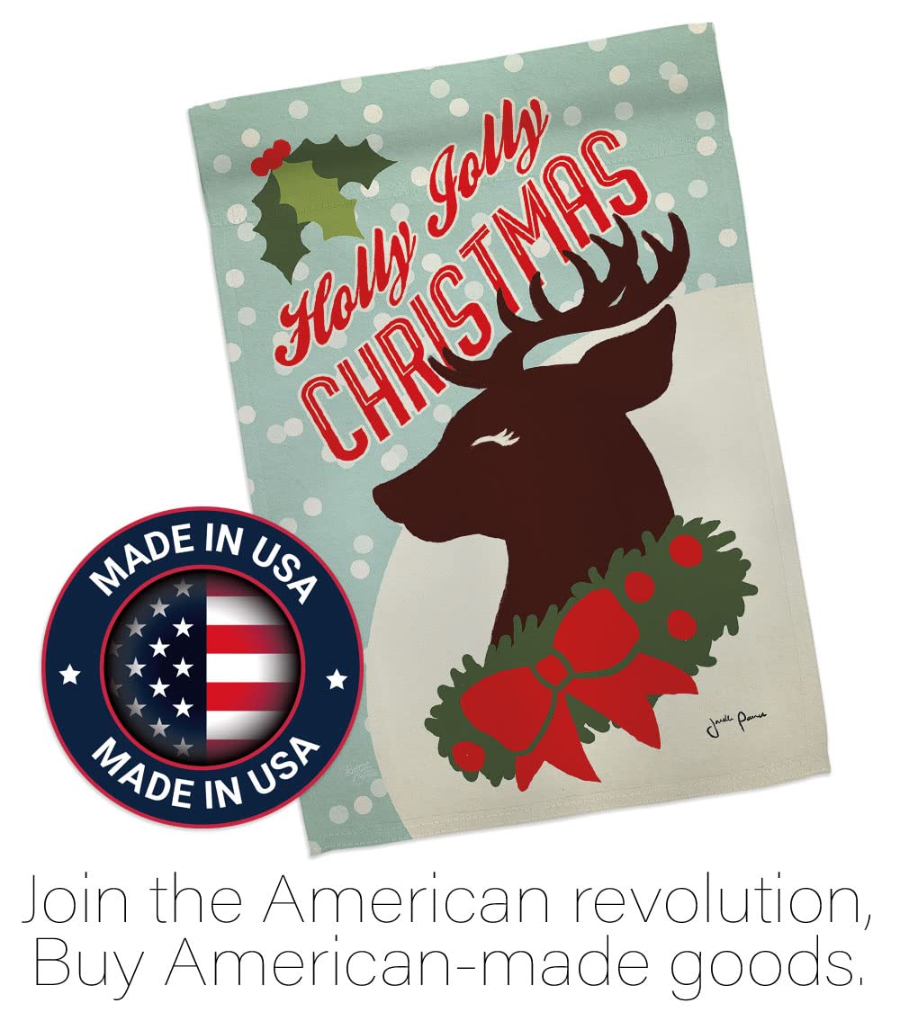 Holly Jolly Christmas Flags Set - 28