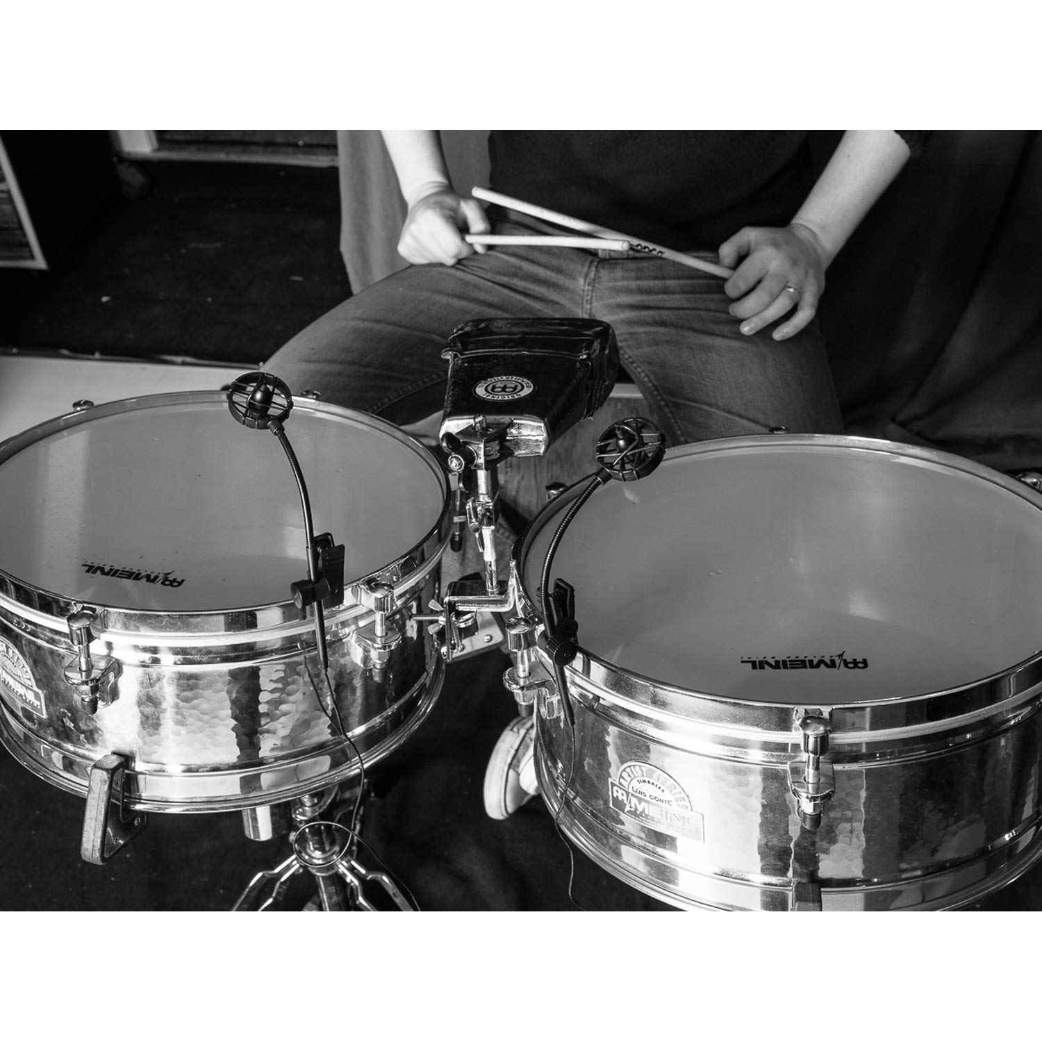 PL-21 Set of 3 Professional Clip-on Microphones for Drums & Percussion Instruments - Perfect for Live Performances, Studio Recording & Music Education