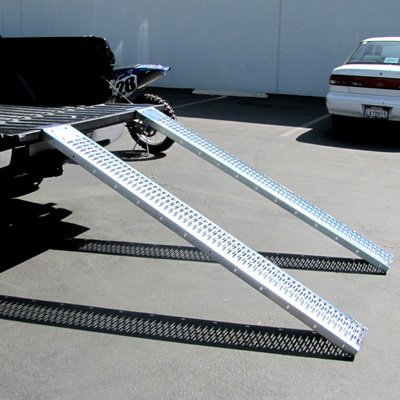 Heavy Duty ATV Ramps for Trucks - 1500LB Capacity All-Purpose Loading Ramps for ATV, Quad, Lawn Mower & Motorcycle with Adjustable Leveling Plates | Perfect for Garage, Farm & Off-Road Vehicle Loading