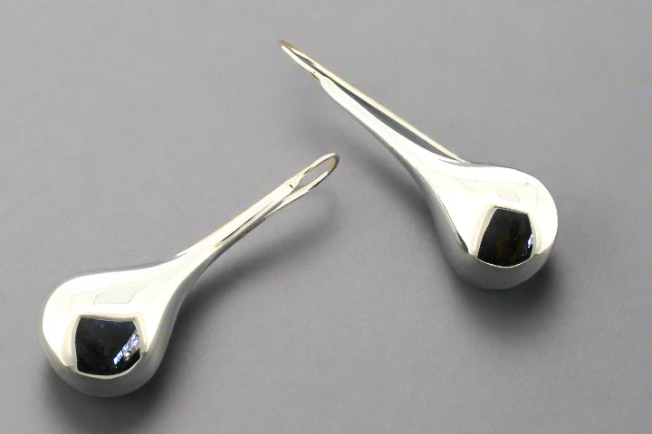 Polished La Louche Earrings for Women - Large Sterling Silver Hoop Earrings - Elegant & Hypoallergenic Jewelry for Parties, Weddings & Everyday Wear