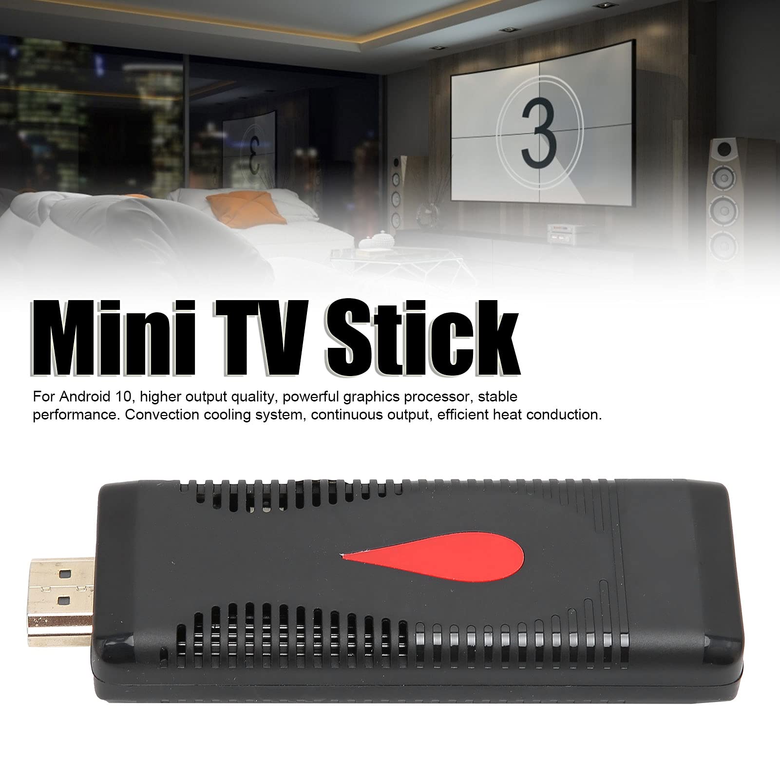 Portable HD TV Stick - Anti-Shake Mini TV Key for Stable Streaming | Perfect for Business Meetings & Home Entertainment