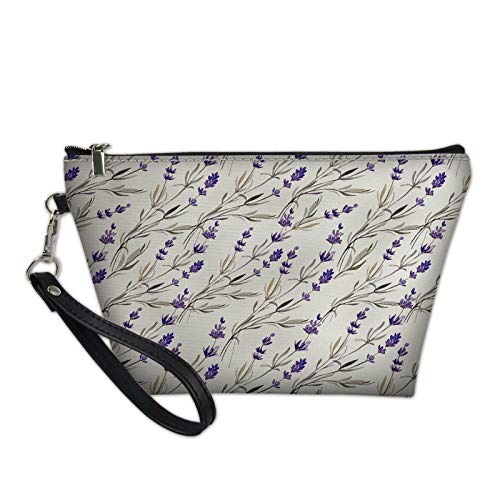 Lavender Makeup Bag for Women & Girls - Waterproof Cosmetic Case, Toiletry Pouch, Travel Organizer | Perfect for Gym, Travel & Daily Essentials Storage