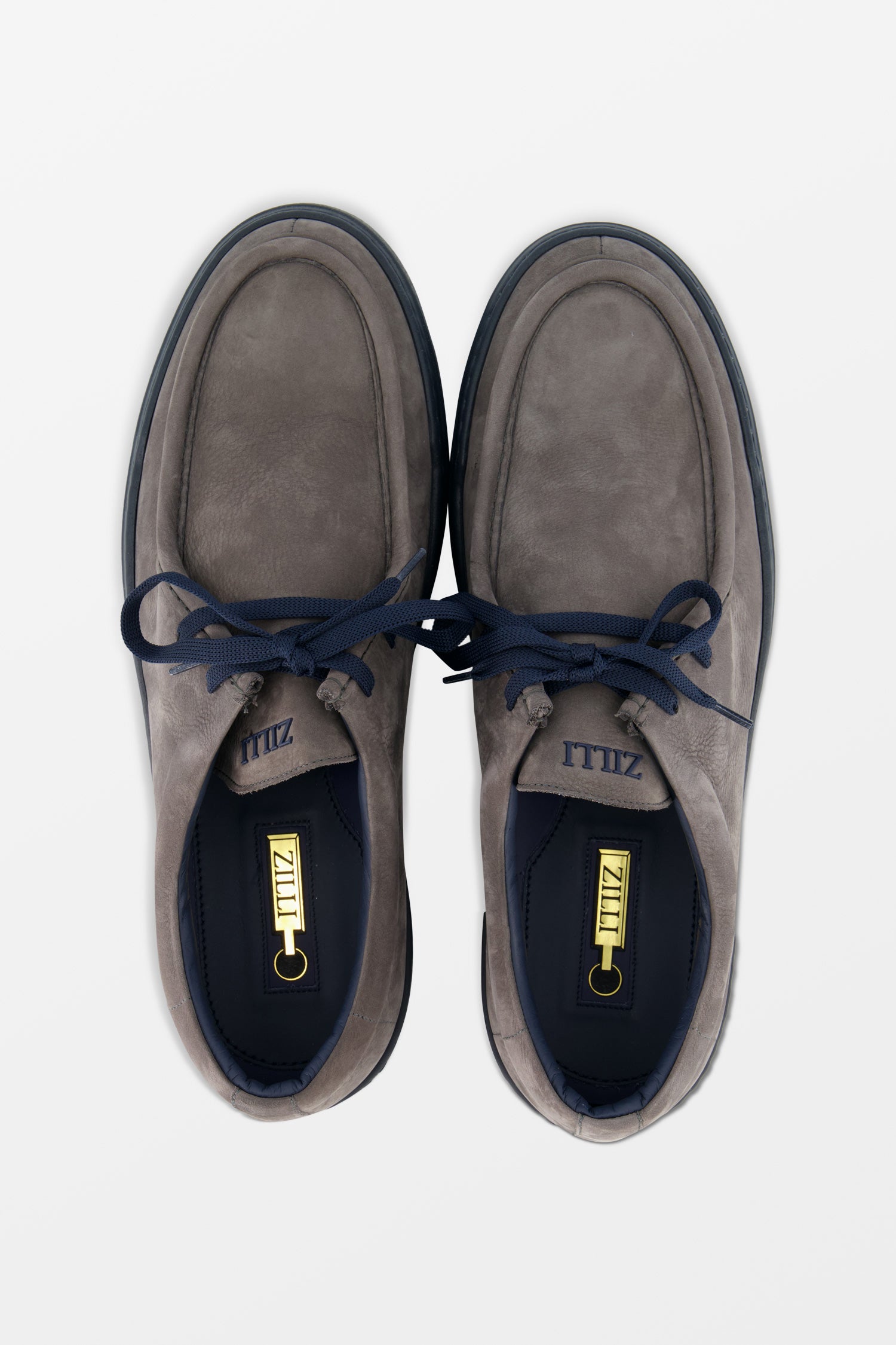 Zilli Grafite Grey Nubuck Moccasins for Men - Premium Soft Leather Slip-On Loafers - Comfortable Casual Shoes for Office, Travel & Daily Wear
