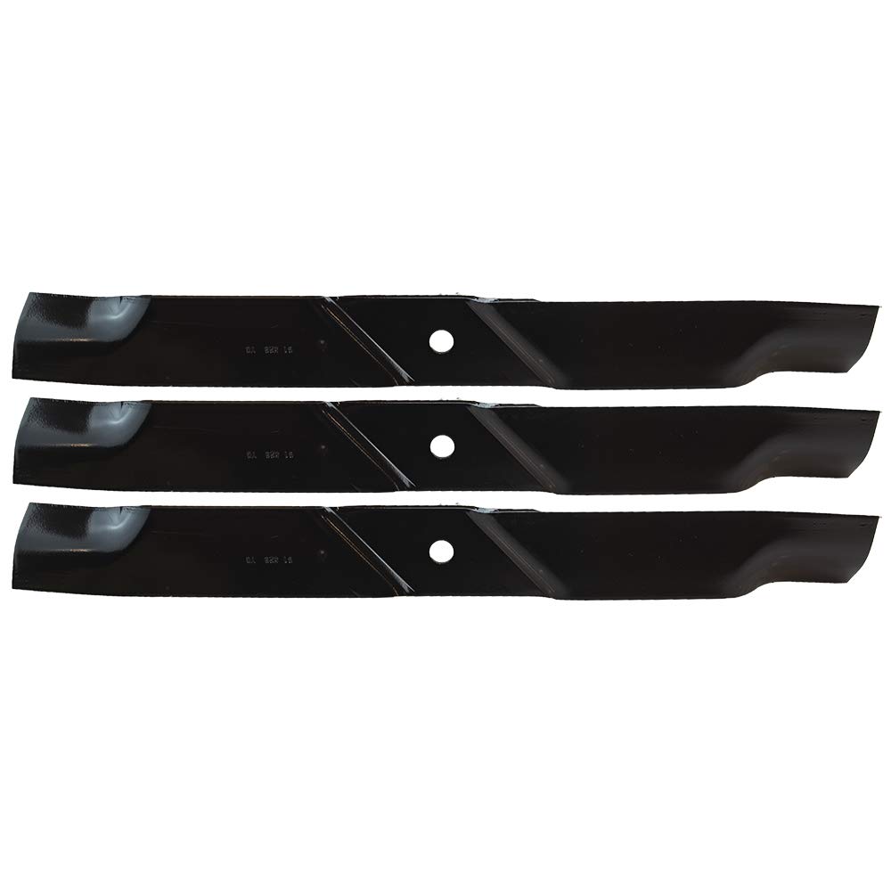 Dixie Chopper 91-528 & 3022766X Replacement Blades - Set of 3 (23-Inch) for Lawn Mowers - Perfect for Landscaping, Yard Maintenance & Professional Grass Cutting