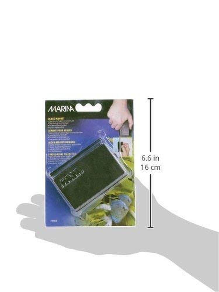 Extra Large Marina Algae Magnet Cleaner for Aquariums & Fish Tanks – Powerful Algae Removal Tool for Glass & Acrylic Tanks