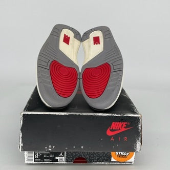 Original Air Jordan 3 Retro 'White Cement Reimagined' Men's Basketball Shoes - Size 8 (DN3707-100) | Authentic Retro Sneakers for Streetwear & Basketball Enthusiasts