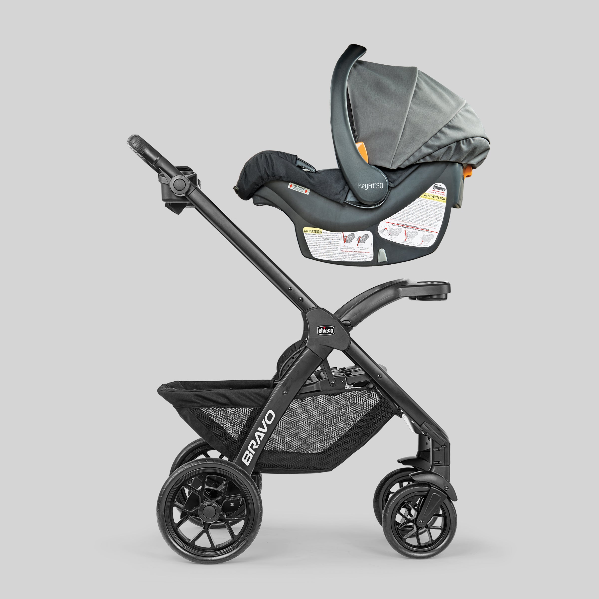 Chicco Bravo LE ClearTex Quick Fold Lightweight Stroller for Babies & Toddlers - Compact Travel Stroller for Shopping, Walks & Airplane Trips