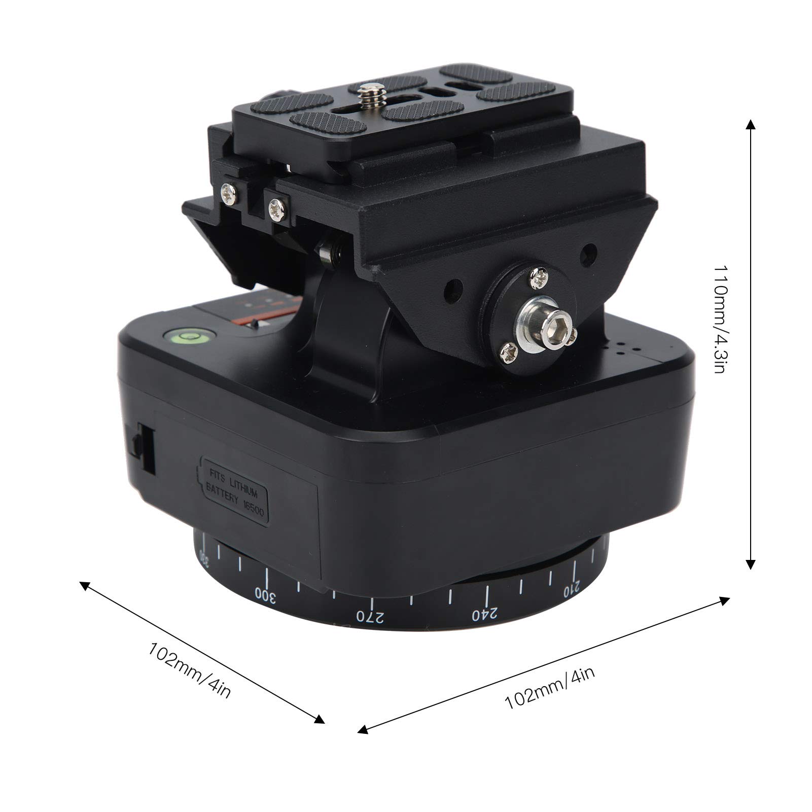 Gaeirt Motorized Tripod Head - 360° Rotating Electric Ball Head for Panoramic Photography | Remote Control Time Lapse Tripod Mount for DSLR, Smartphone & Action Cameras | Perfect for Vlogging, Astrophotography & Travel Videography