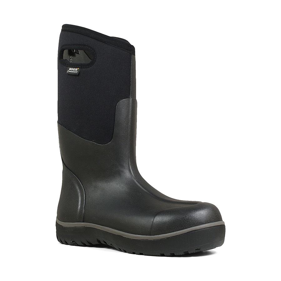 BOGS Ultra High Men's Waterproof Winter Boots - Black - Insulated, Slip-Resistant for Snow, Hiking & Outdoor Work