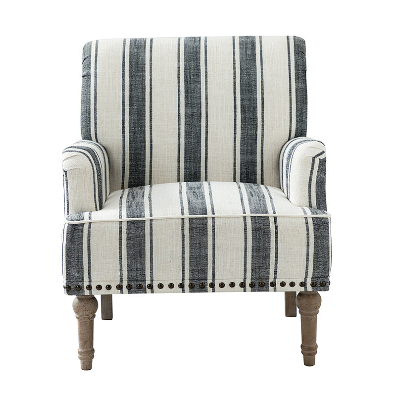 Lecce Armchair - Modern Upholstered Accent Chair for Living Room, Bedroom & Office - Comfortable Lounge Seating with Sturdy Wooden Legs