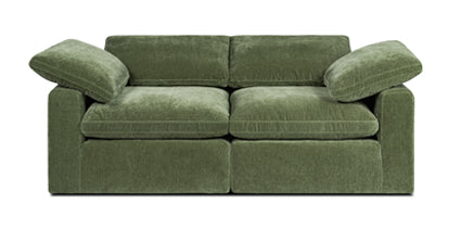 2-Seat Aspen Modular Sofa - Modern Sectional Couch for Small Spaces, Living Room, Apartment & Office - Comfortable & Stylish Home Furniture