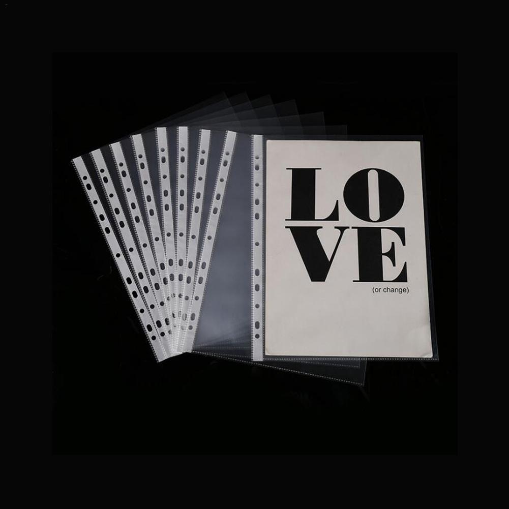 100-Pack A4 Clear Plastic Sheet Protectors - Heavy Duty Reinforced Folders for Documents, School, Office & Home Organization - Bulk Lot for Filing, Presentations & Archiving