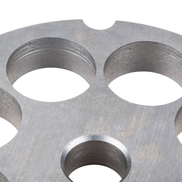 Globe L00776 Stainless Steel Meat Grinder Plate - Heavy Duty Replacement Grinding Disc for Home & Commercial Use - Perfect for Grinding Beef, Pork, Chicken & More
