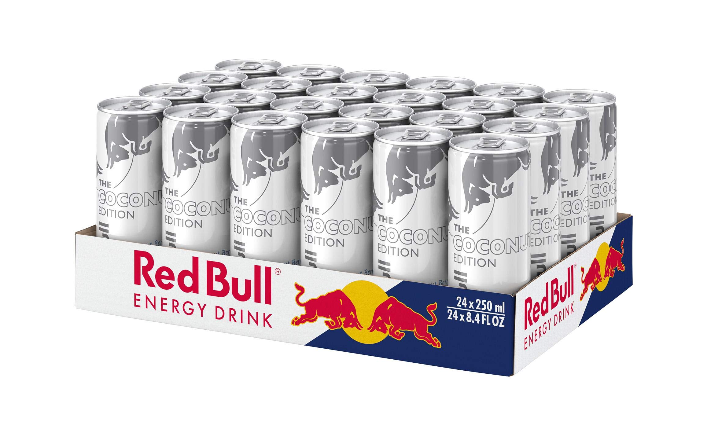 Red Bull Red Edition Watermelon & Coconut Berry Energy Drink 24-Pack (8.4 Fl Oz Cans) - Tropical Flavored Energy Boost for Workouts, Gaming & Late Night Study Sessions