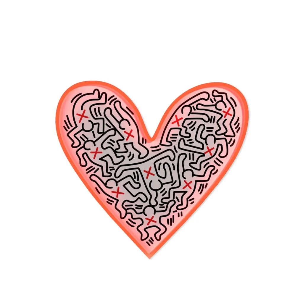 Keith Haring Dance Love Art Print - Pop Art Wall Decor for Living Room, Bedroom & Office - Perfect Gift for Art Lovers & Home Decor Enthusiasts