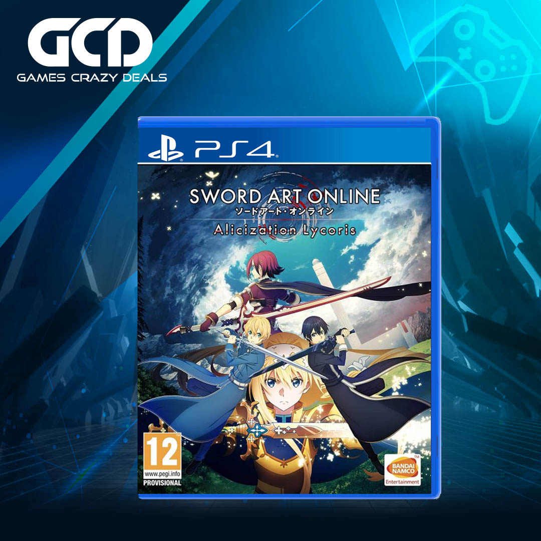 Sword Art Online Alicization Lycoris PS4 Game (Region 3) - Action RPG Adventure for Anime Fans & Gamers - Perfect for Solo Play & Anime-Themed Gaming Nights