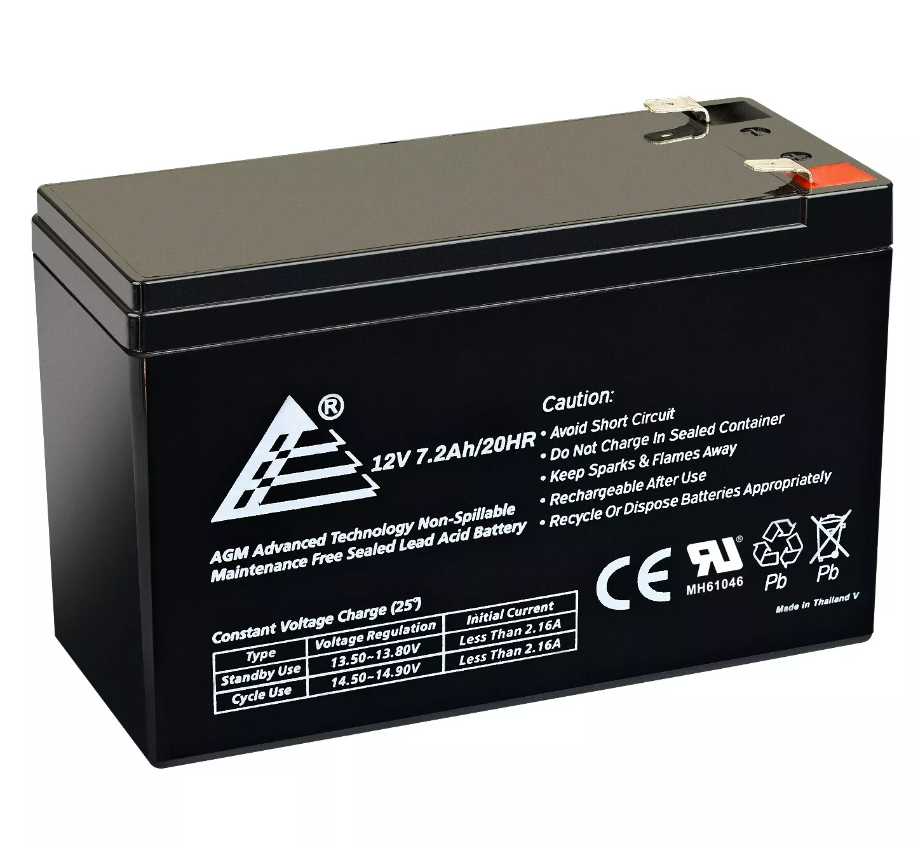 APC Back-UPS ES 550VA 12V 7.2AH Battery Backup Power Supply - Reliable UPS for Home Office, Computer, Router & Electronics Protection During Power Outages