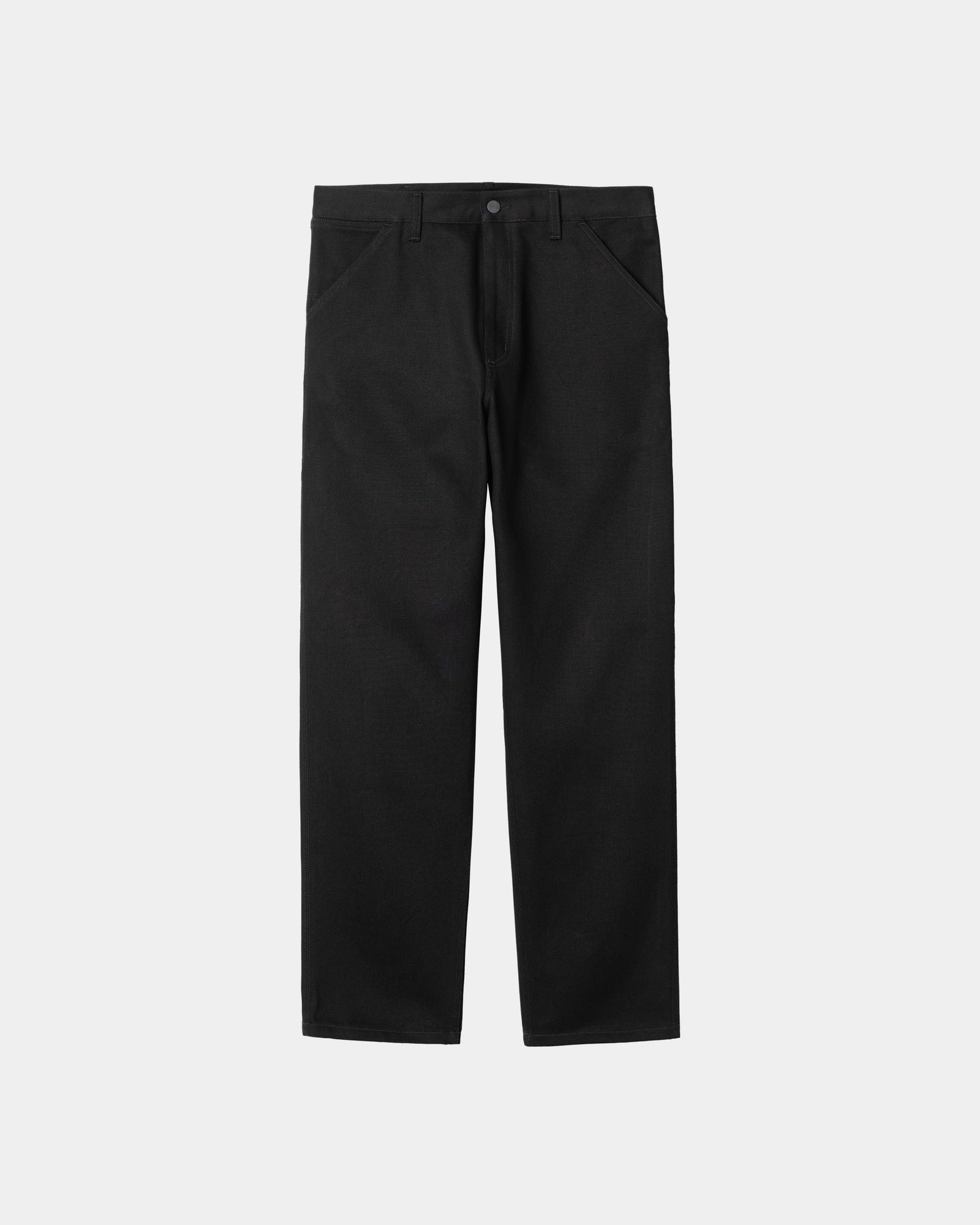 Single Knee Denim Pants for Men - Black (Rinsed) | Comfortable Stretch Jeans for Work, Casual Wear & Outdoor Activities