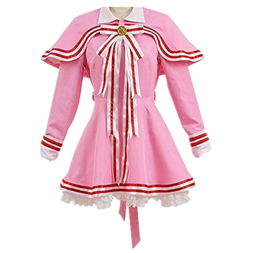 Cardcaptor Sakura Clear Card Cosplay Costume - Kinomoto Sakura Dress Outfit for Anime Conventions & Halloween
