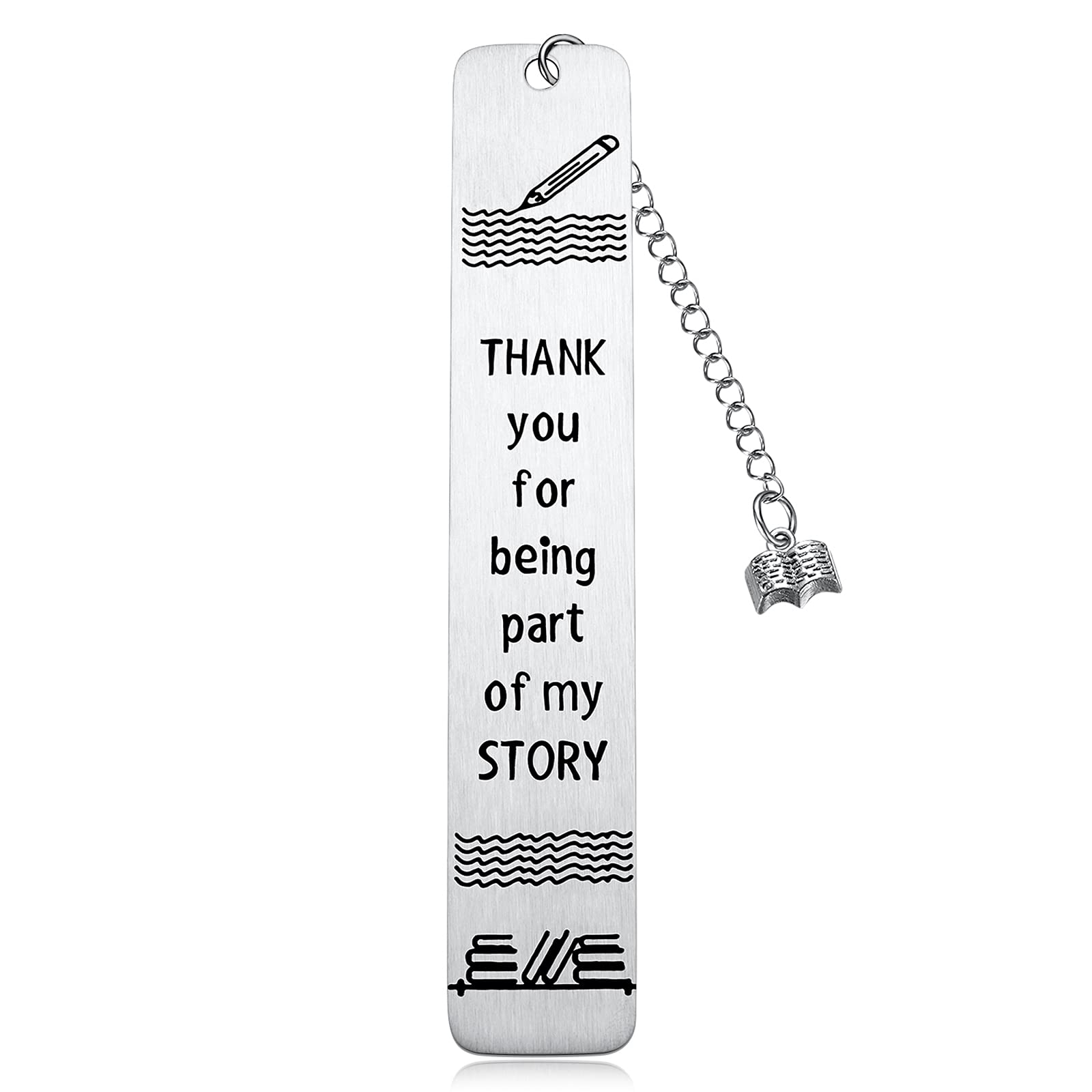 3 Pack Metal Bookmark for Teachers - Elegant Book Lover Reading Gift Set - Perfect Teacher Appreciation Thank You Present for Nursery, Preschool & School - Ideal for Classroom Rewards, Reading Incentives & End of Term Gifts