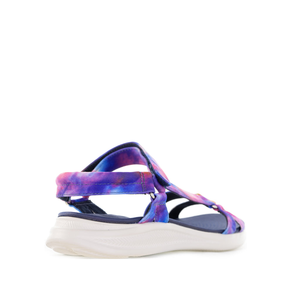 CC Resorts Floss Navy Rainbow Print - Comfortable & Stylish Dental Floss for Travel, Home & Office Use