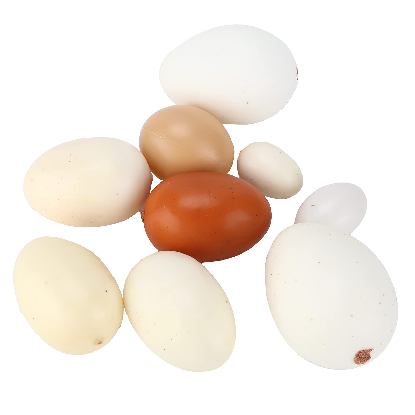 MLMLH 9-Piece Artificial Easter Egg Set - Fake Eggs for Chicken Nesting, DIY Painting & Farm Decoration - Perfect for Easter Decor, Poultry Training & Craft Projects