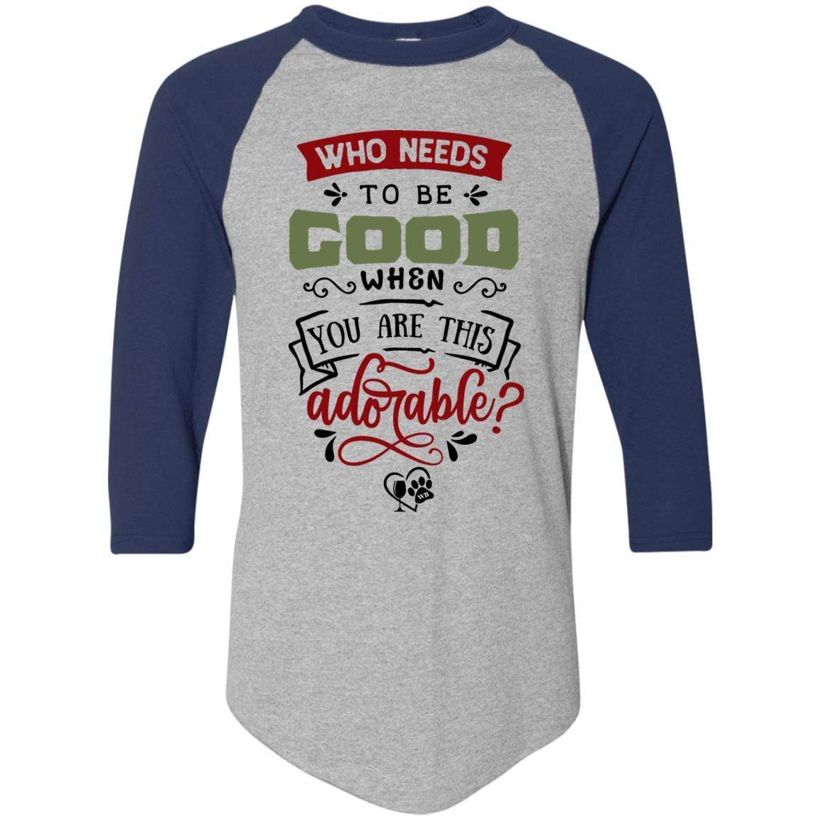 WineyBitches.Co Colorblock Raglan Jersey - Stylish Women's Baseball Tee for Casual Outings & Weekend Wear
