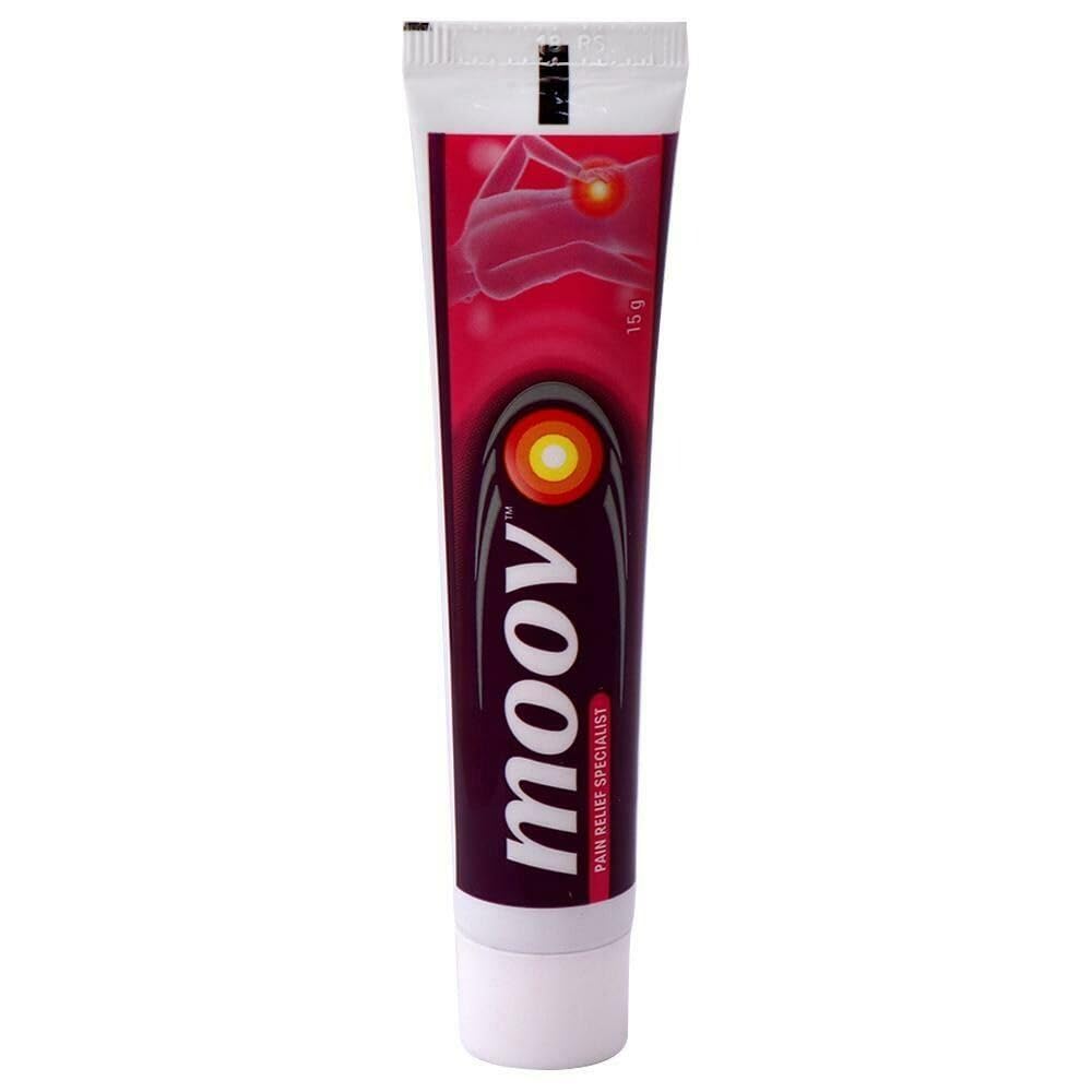 Moov Pain Relief Cream - 15g | Fast-Acting Muscle & Joint Pain Relief | Perfect for Athletes, Office Workers & Post-Workout Recovery