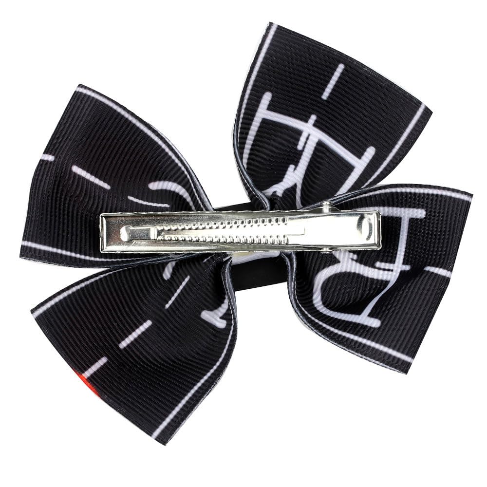 Elegant Bow Hair Clips for Girls - 2PCS Cute Hair Accessories with Fruit, Pencil & Letter Designs - Perfect for School, Parties & Hair Styling - French Tip Hairpins for Elegant Hair Decorations