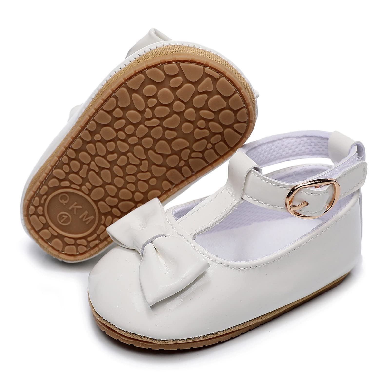 **EnJoCho Girls' Outdoor Walking Shoes - Breathable Toddler Sandals with Bowknot Design for First Walkers, Princess Style - Perfect for Park, Beach & Playtime**
