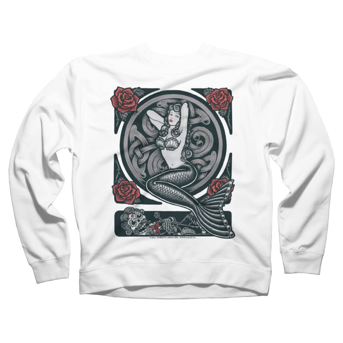 RobertoJL Mermaid 2 Variant Unisex Sweatshirt | Design By Humans | Casual Wear, Street Fashion & Gift Idea