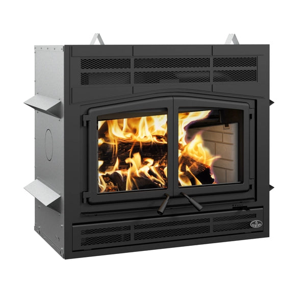 Osburn Horizon OB04010 High Efficiency Wood Burning Fireplace Insert Bundle - Perfect for Cozy Home Heating & Energy Savings