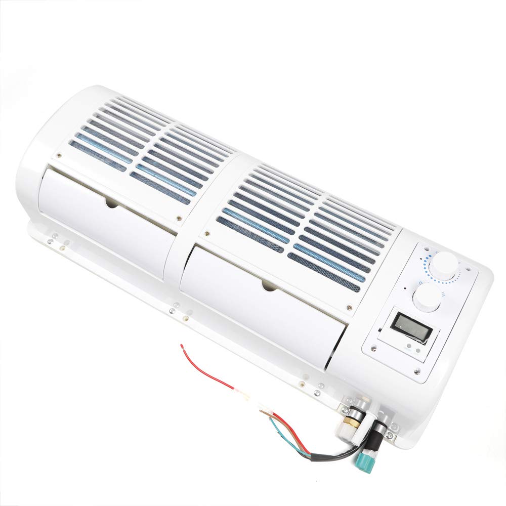 12V Universal Car Air Conditioner Fan - Wall Mounted Bus/Truck Evaporator Assembly (22525 BTU/H) - Automotive A/C Cooling System for Vehicles, Caravans & RVs - Perfect for Long Road Trips & Summer Travel
