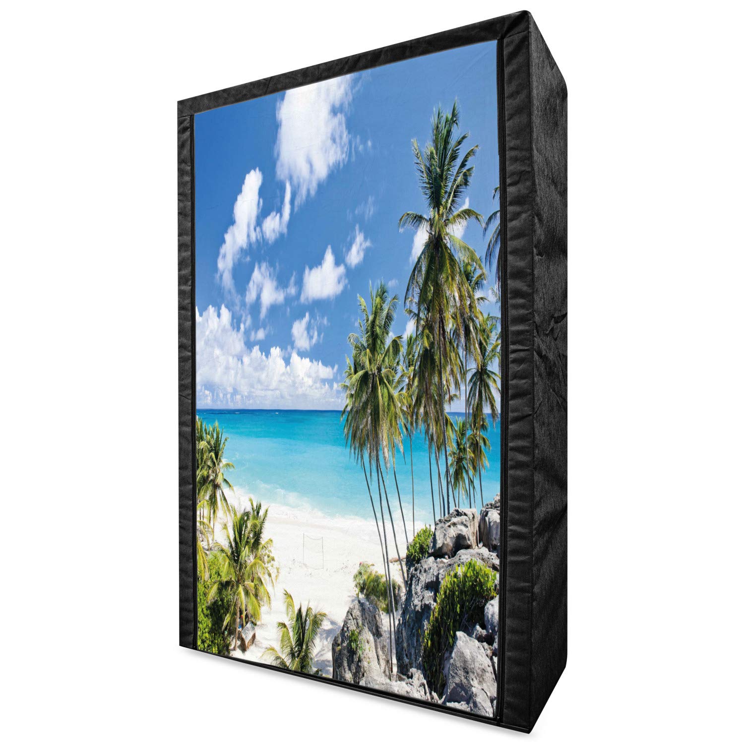 Ambesonne Summer Portable Fabric Wardrobe - 42.5