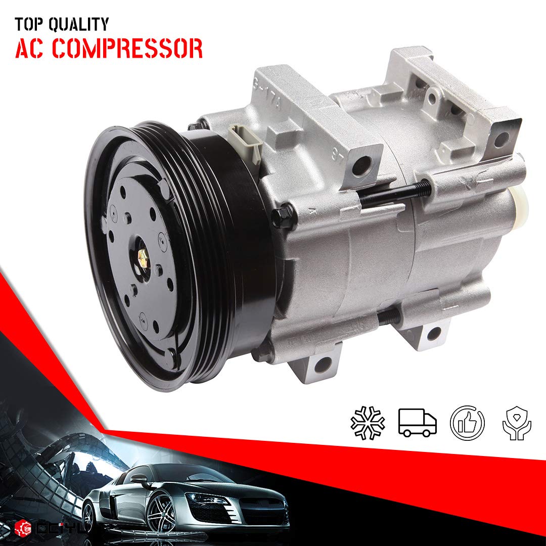 Nissan Quest Mercury Villager 3.0L AC Compressor Replacement (1993-1998) - High Performance Air Conditioning Compressor for Car Cooling System - Perfect for Summer Road Trips & Daily Commutes
