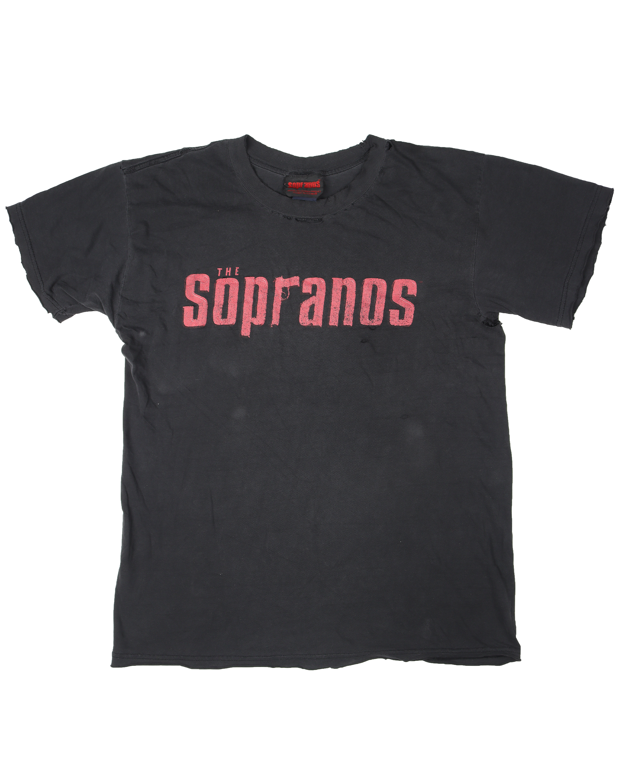 Vintage 1990s The Sopranos TV Show Graphic T-Shirt - Classic Retro Tee for Fans, Casual Wear & Pop Culture Collectors