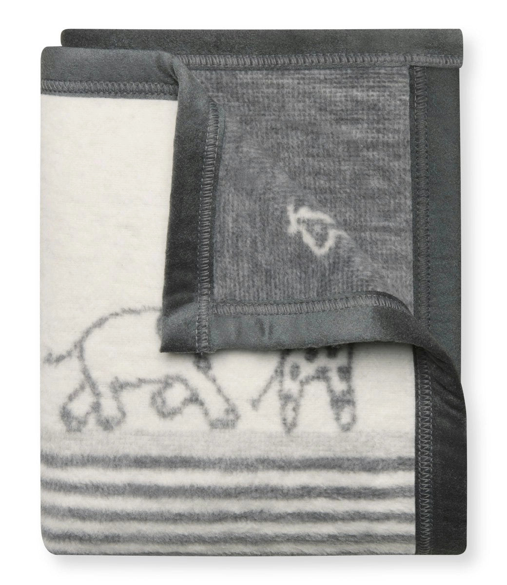 Jungle Walk Grey Mini Blanket - Soft & Cozy Throw for Travel, Camping, and Home Decor | Perfect for Sofa, Bed, and Outdoor Adventures