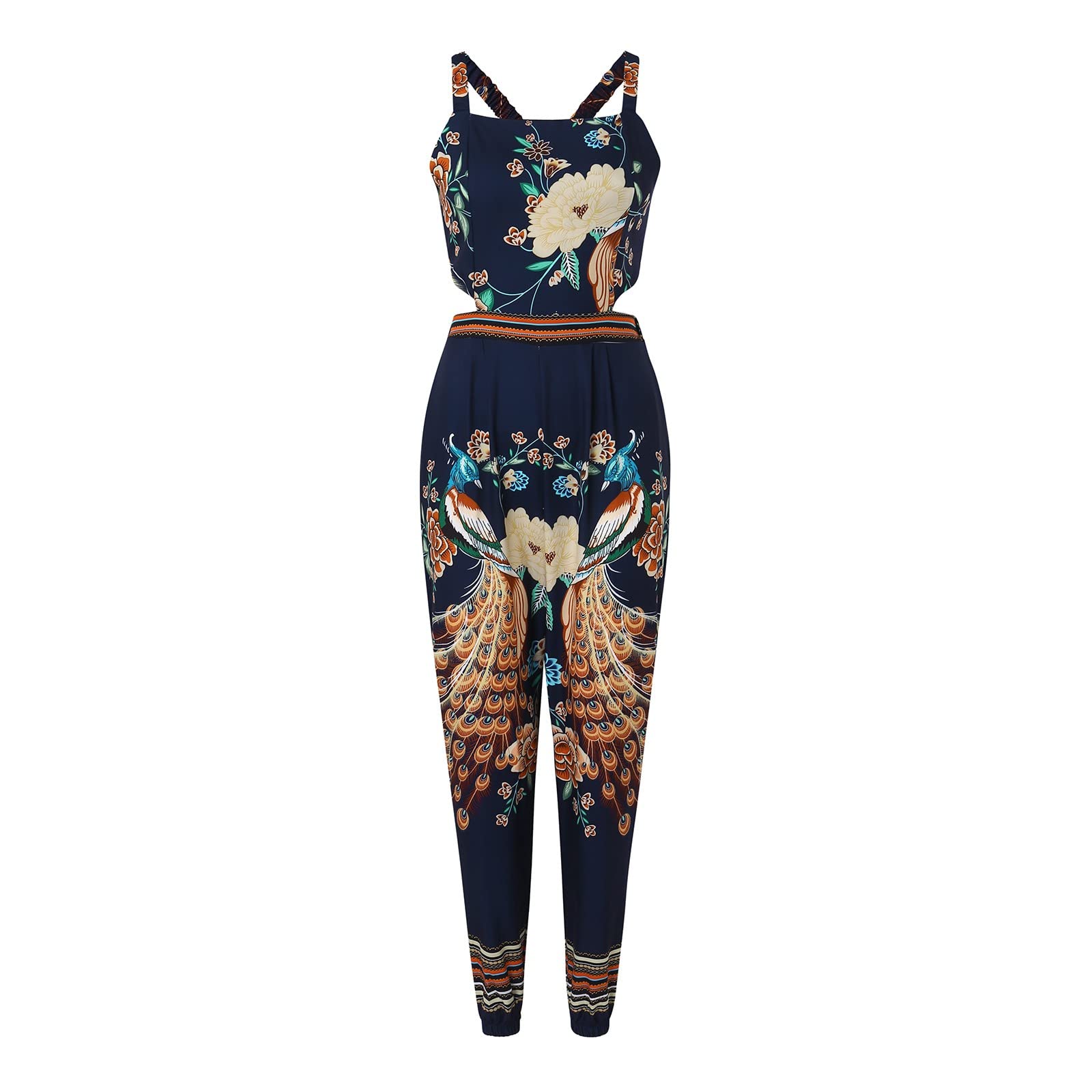 Elegant One-Shoulder Wide Leg Jumpsuit for Women - Summer Dressy Romper & One-Piece Outfit | Perfect for Beach Vacations, Date Nights & Casual Outings