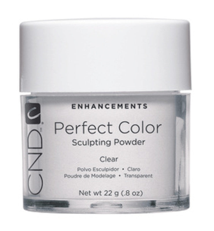 CND Enhancements Perfect Color Sculpting Powders - Clear Nail Powder for Professional Salon & DIY Manicure - Long-Lasting Gel Nail Extension & Sculpting Kit for Home & Salon Use